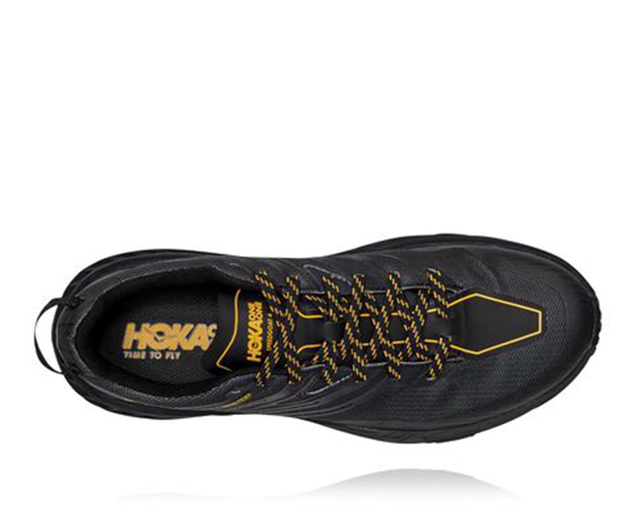 Trail Shoes Mens - Hoka One One Speedgoat 4 GORE-TEX - Black - SDYLQXC-18